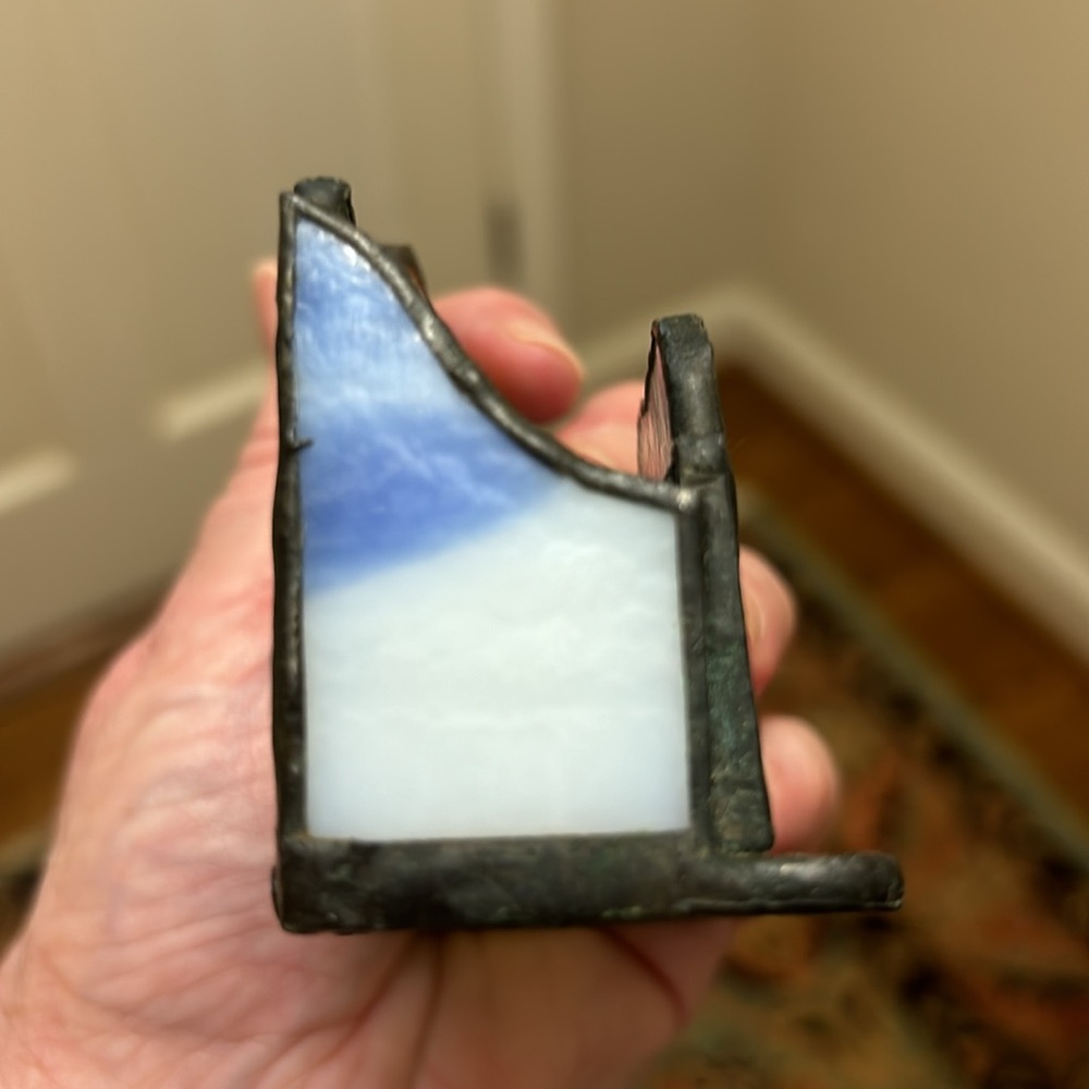 Stain Glass Double Heart Card Holder - Picture 15 of 15